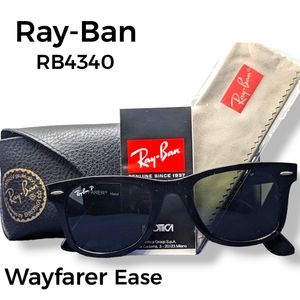 Authentic Ray-Ban RB4340 Wayfarer Ease Polarized Sunglasses